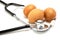Eggs with stethoscope