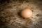 Eggs on wood background