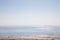 Egmond aan Zee, Netherlands - bathing people on the beach in the glistening sun