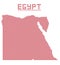 Egypt Africa Dot Map