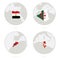 Egypt, Algeria, Morocco, Tunisia map contour and national flag in a circle