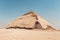 Egypt. Dahshur or Dashur. Bent Pyramid also knew as False, or Rhomboidal Pyramid because of it changed angle slope of Pharaoh