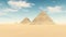 Egypt desert Great Pyramids of Giza timelapse 4K