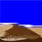 Egypt dune dry desert blue background africa adventure