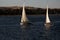 Egypt, A felucca sailing ships on the word Nile.