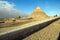 Egypt. Giza. View of the pyramids.