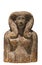 Egypt Goddess Hathor in wood. Late Period 715 BC
