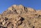 Egypt. Mount Sinai in the morning in the bright sun. Mount Horeb, Gabal Musa, Moses Mount.