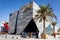 Egypt national Pavilion at Expo 2020 Dubai, facade with hieroglyphs.