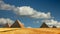 Egypt panorama pyramid with high resolution Cairo