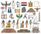 Egypt religious sacred symbols and ancient deity