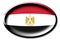 Egypt - round country flag with an edge
