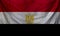 Egypt Wave Flag Close Up