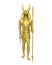 Egyptian Anubis Statue Isolated