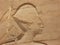 Egyptian Art, Relief depiction the Pharaoh, close-up view