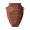 Egyptian Clay Vase Symbol of Egypt Flat Style Vector Illustration on White Background