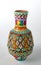 Egyptian decorated colorful painted pottery vase arabic: Kolla