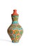 Egyptian decorated colorful pottery vase