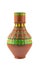 Egyptian decorated colorful pottery vessel (arabic: Kolla)