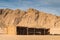 Egyptian desert and bedouin building