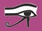Egyptian Eye of Horus - ancient religious symbol, vector