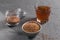 Egyptian fenugreek yellow tea or Methi Dana drink and fenugreek seeds