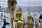 Egyptian figures cleopatra snake anubis and eset