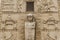 Egyptian Gate Pyramid tower Architecture bird antique column Nemes and Horus