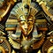 Egyptian gods. Ancient Egypt illustration pattern seamless background_015