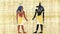 Egyptian Gods Anubis And Geb