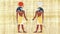 Egyptian Gods Ra And Khonsu