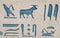 Egyptian hieroglyph symbols