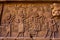 egyptian hieroglyphics on a sandstone wall