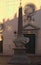 Egyptian Obelisk with Elephant by Bernini and Basilica of Saint Mary above Minerva Church Santa Maria sopra Minerva