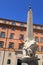 Egyptian Obelisk with Elephant by Bernini on square Piazza della