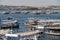 Egyptian Passenger Boats waiting for Tourists Lake Nasser