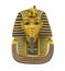 Egyptian Pharaoh Mask Isolated