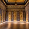 Egyptian Pharaohs Chamber: An opulent chamber inspired by ancient Egypt, with hieroglyphic murals, golden accents, and statues4,
