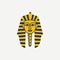 Egyptian pharaohs mask icon vector isolated on white background