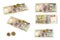 Egyptian pounds banknote and coins set, EGP