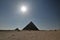 Egyptian pyramids scenic