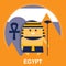 Egyptian in Traditional Clothes Vector