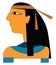 An Egyptian, vector or color illustration