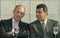 Ehud Olmert and Mohammed Dahlan