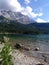 Eibsee beautiful lake in bavaria germany