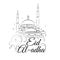 Eid Al Adha handwritten lettering