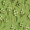 Eid al fitr ketupat rice cake seamless pattern