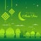 Eid al fitr realistic design background