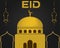 Eid background mosque gold color Eid day