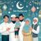 Eid Mubarak greetings card
